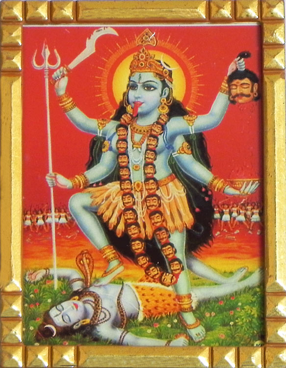 Kali-on-shiva**l