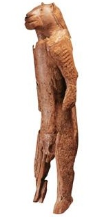 paleo-lion-head-statue